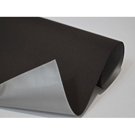 Blackout Silver Roller Blind Fabric – Black 305 (100% Blackout)