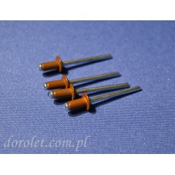 Senkkopfniet 4,0 x 8 - Goldene Eiche