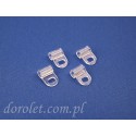 Roman Blind Clip with Ring - Cord Guide for Roman Shades