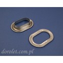 Oczko owalne ocynkowane 42 mm x 22 mm