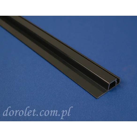 Profil aluminiowy moskitiery okiennej- antracyt