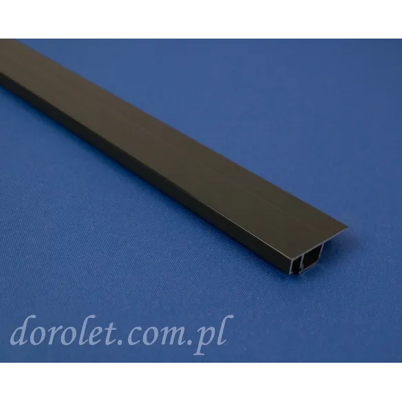 Profil aluminiowy moskitiery okiennej- antracyt