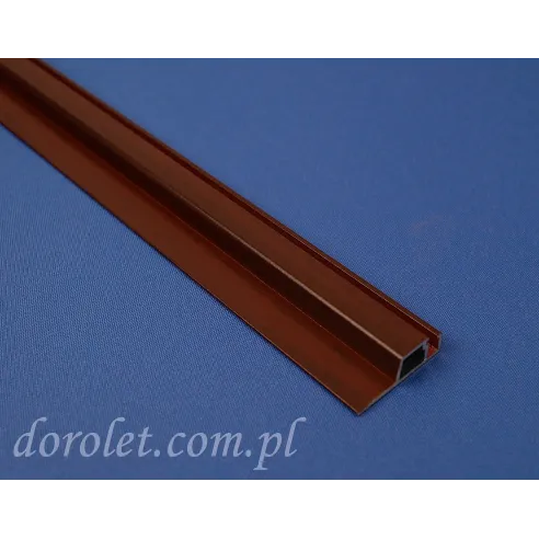 Aluminum Profile for Window Fly Screens – Mahogany
