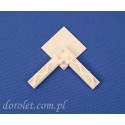 PVC Eckverbinder für Insektenschutz – Weiß