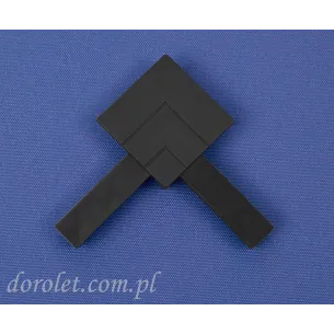 Narożnik moskitiery okiennej - antracyt