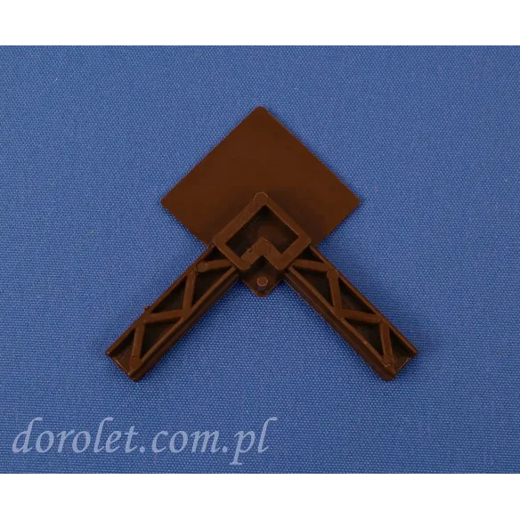 PVC Frame Corner Connector for Window Insect Screen – Walnut