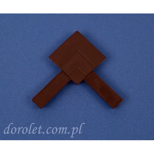 PVC Corner Connector for Window Fly Screen Mahogany | Dorolet