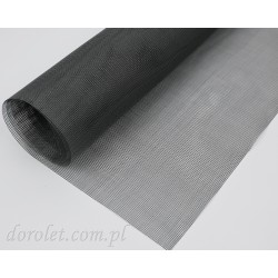 Siatka z włókna szklanego do moskitier, kolor szary