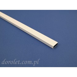 Profil poprzeczny moskitiery okiennej - biały