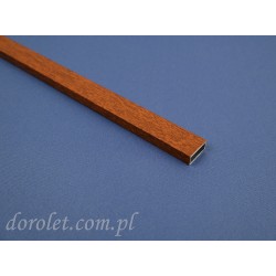 Profil poprzeczny moskitiery okiennej - złoty dąb drewnopodobny