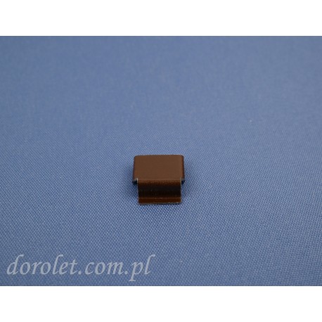 Window Insect Screen Cross Profile Connector | Aluminum | Brown