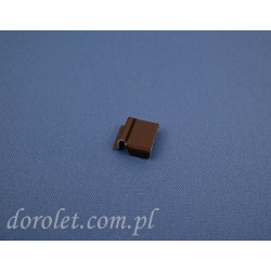 Window Insect Screen Cross Profile Connector | Aluminum | Brown