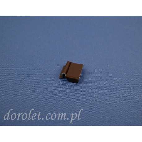Window Insect Screen Cross Profile Connector | Aluminum | Brown