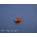 Window Mosquito Net Cross Profile Connector - Golden Oak - Aluminum