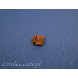 Window Mosquito Net Cross Profile Connector - Golden Oak - Aluminum