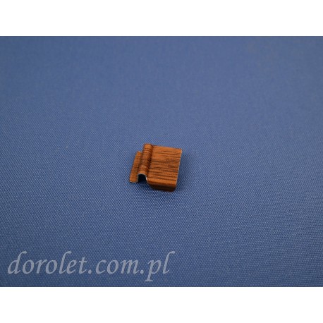 Window Mosquito Net Cross Profile Connector - Golden Oak - Aluminum