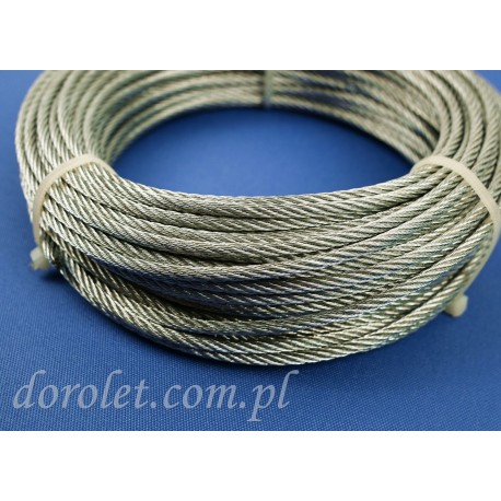 Lina stalowa 3 mm ocynkowana - 20 mb