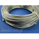 Lina stalowa 3 mm ocynkowana - 20 mb