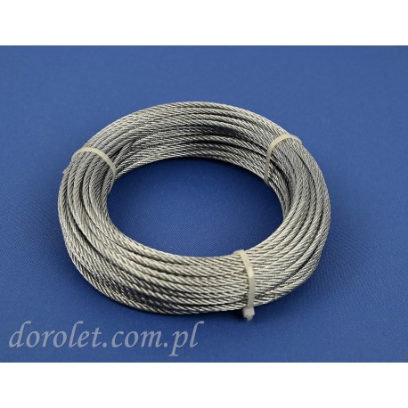 Lina stalowa 3 mm ocynkowana - 20 mb