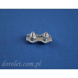 Zacisk siodełkowy podwójny 2 mm