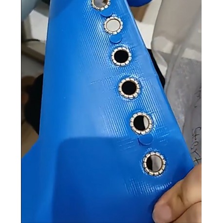 Oczkarka elektrzyczna do banerów