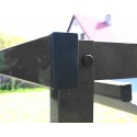 Profil konstrukcyjny aluminiowy 80x40 do pergoli Sanea - antracyt