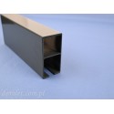 Prowadnica aluminiowa 80x40 do pergoli - antracyt