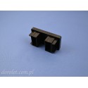 Торцева заглушка профілю перголи 80x40