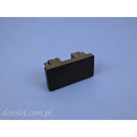 Торцева заглушка профілю перголи 80x40