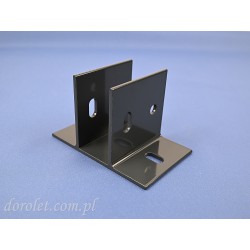 Łącznik profilu 80x40 do pergoli - antracyt