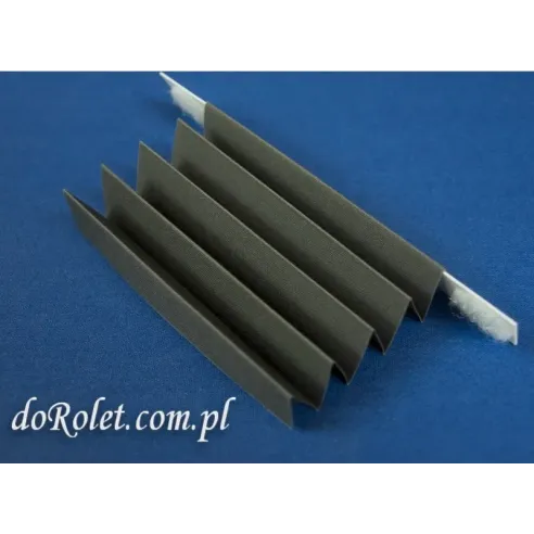 Pleated fabric Coral 137 graphite