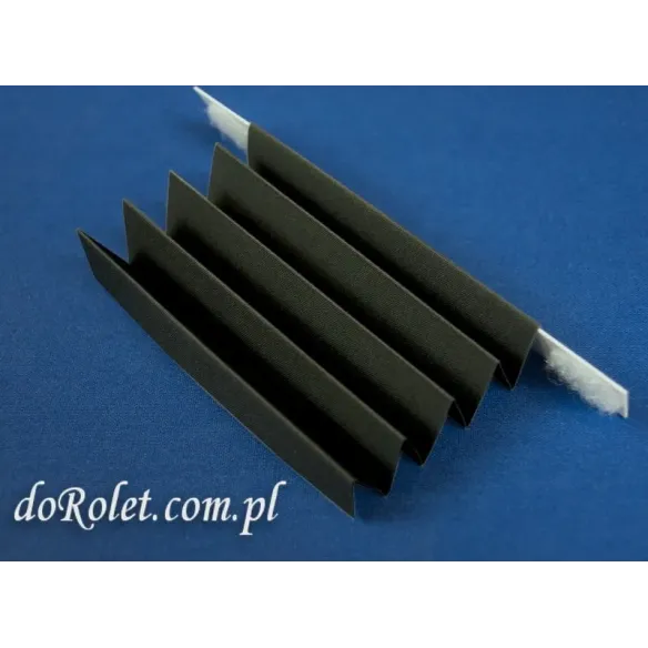 Plissee-Stoff Coral 113 schwarz