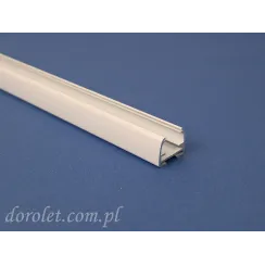 Profil aluminiowy 15 mm do rolet plisowanych