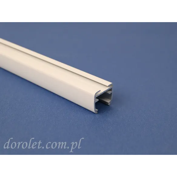 White Aluminum Profile 15mm for Vegas Pleated Blinds - Dorolet