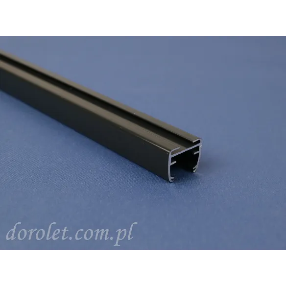 Profil aluminiowy plisy Vegas - antracyt