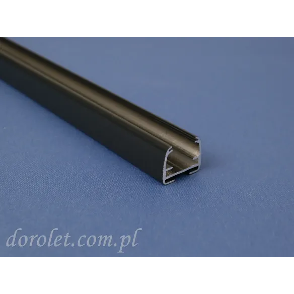 profil aluminiowy do rolet plisowanych-antracyt