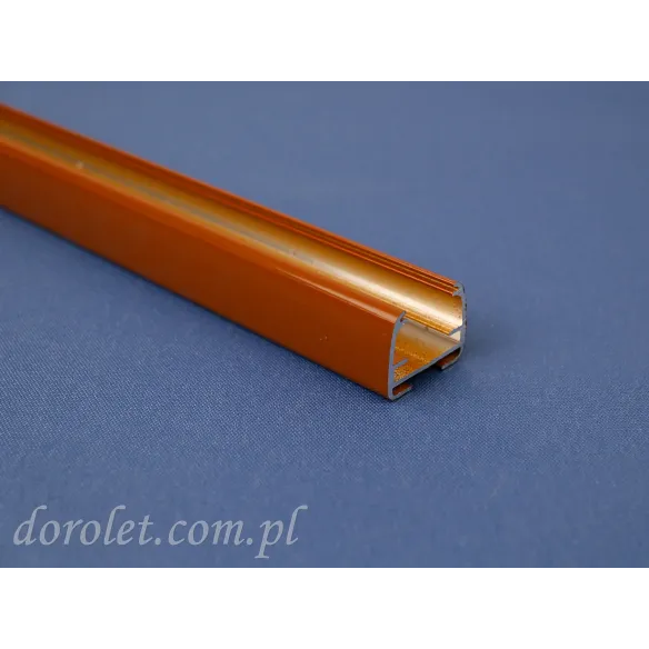 Profil aluminiowy plisy Vegas - dąb