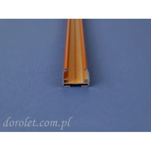 Profil aluminiowy plisy Vegas - dąb