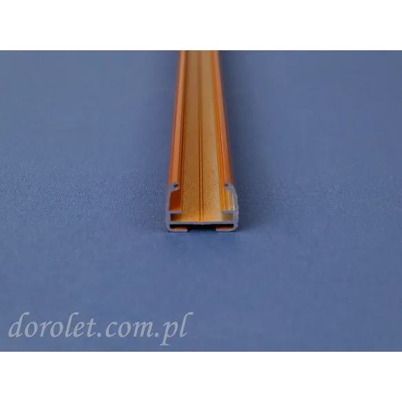 Profil aluminiowy plisy Vegas - dąb