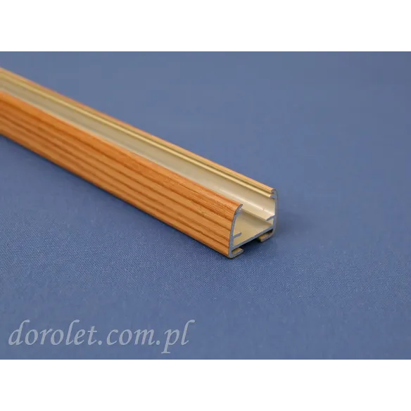 Profil aluminiowy plisy Vegas - sosna