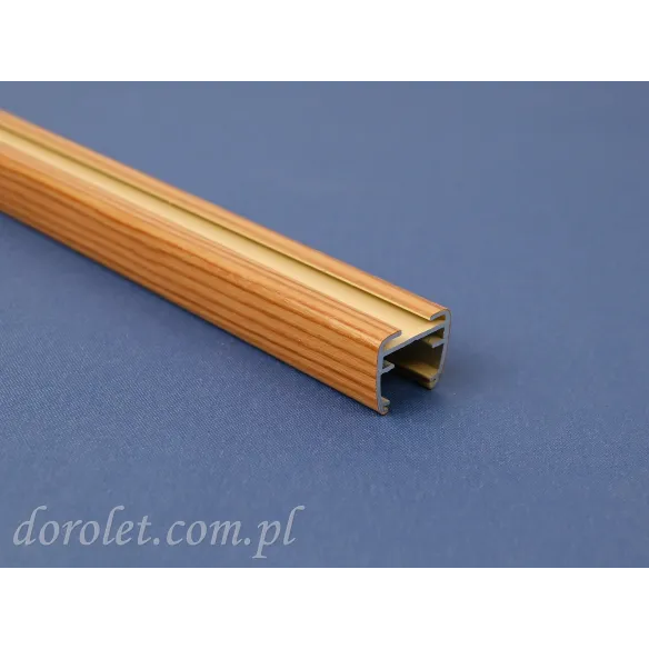 Profil aluminiowy plisy Vegas - sosna