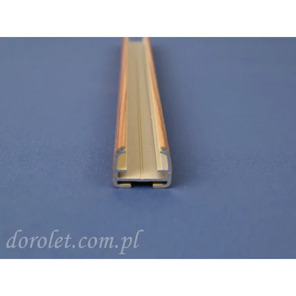 Profil aluminiowy plisy Vegas - sosna