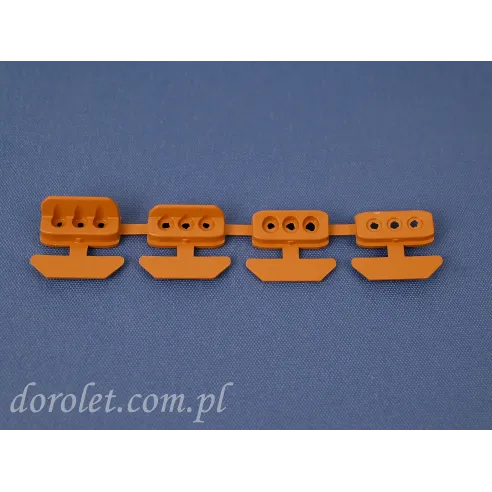 Zestaw zatrzasków do montażu plisy Vegas - sosna