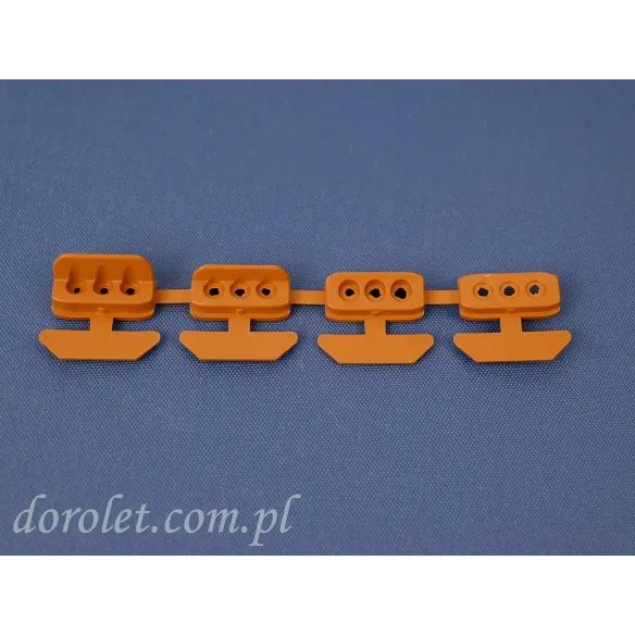 Zestaw zatrzasków do montażu plisy Vegas - sosna