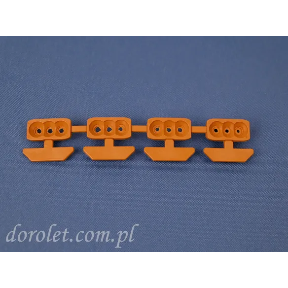 Zestaw zatrzasków do montażu plisy Vegas - sosna