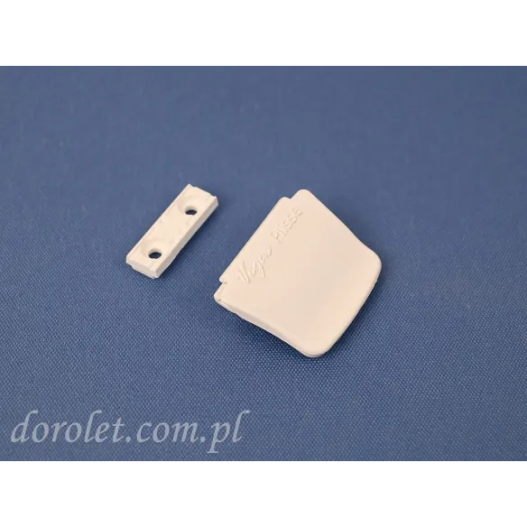 Uchwyt - rączka plisy Vegas- biała