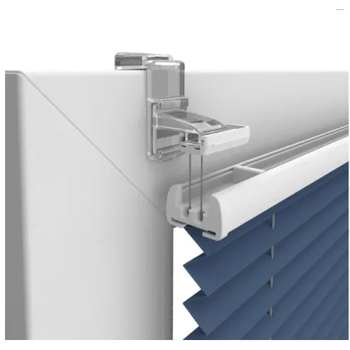 Non-Invasive Short Bracket for Vegas Pleated Blinds - Transparent PVC
