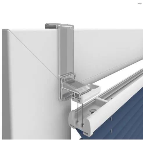 Uchwyt bezinwazyjny długi do rolet plisowanych Vegas