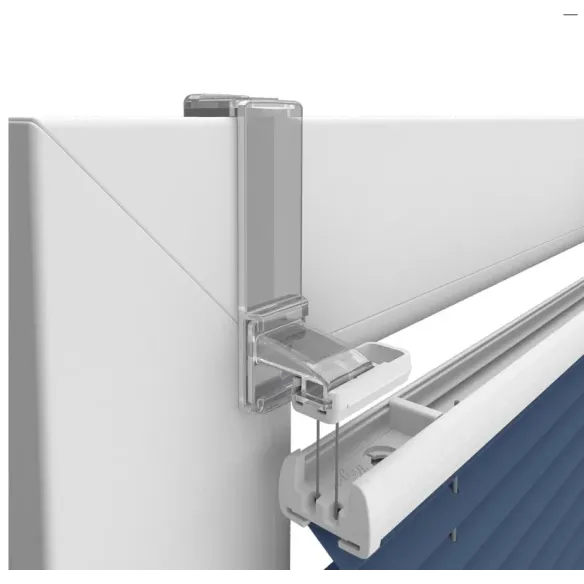 Uchwyt bezinwazyjny długi do rolet plisowanych Vegas