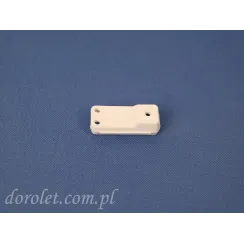 Mocowanie sznurka 18 mm plisy Vegas - biały